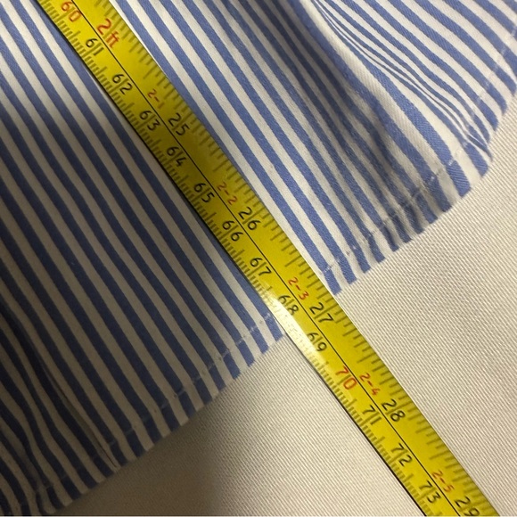 Croft & Barrow Burgundy Sweater with Blue Striped Hem - Picture 12 of 16